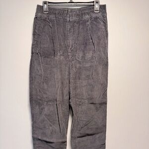 GAP High Rise Corduroy Joggers in grey-M tall